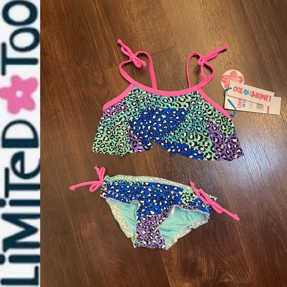 🐆🏖Cute 2Pc Animal Print Swimsuit